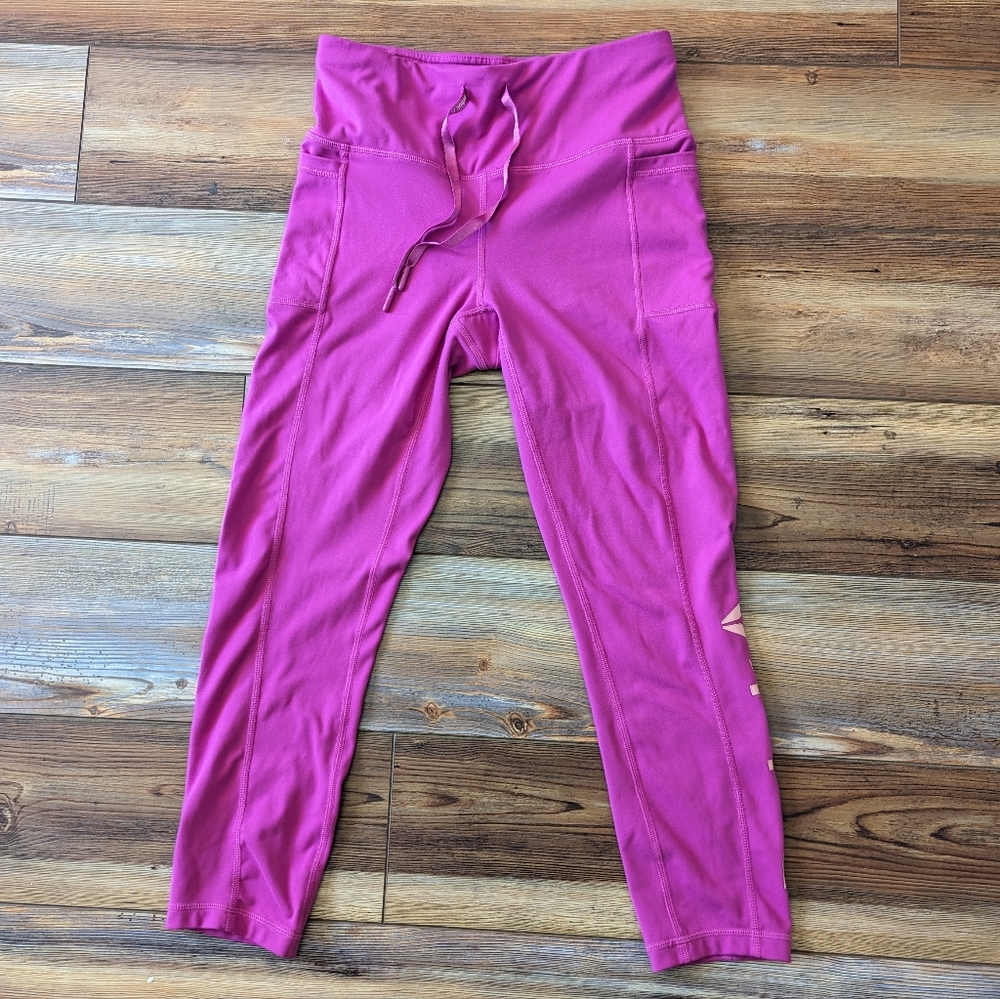 Reebok Hot Pink Workout Leggings Women's Size Small